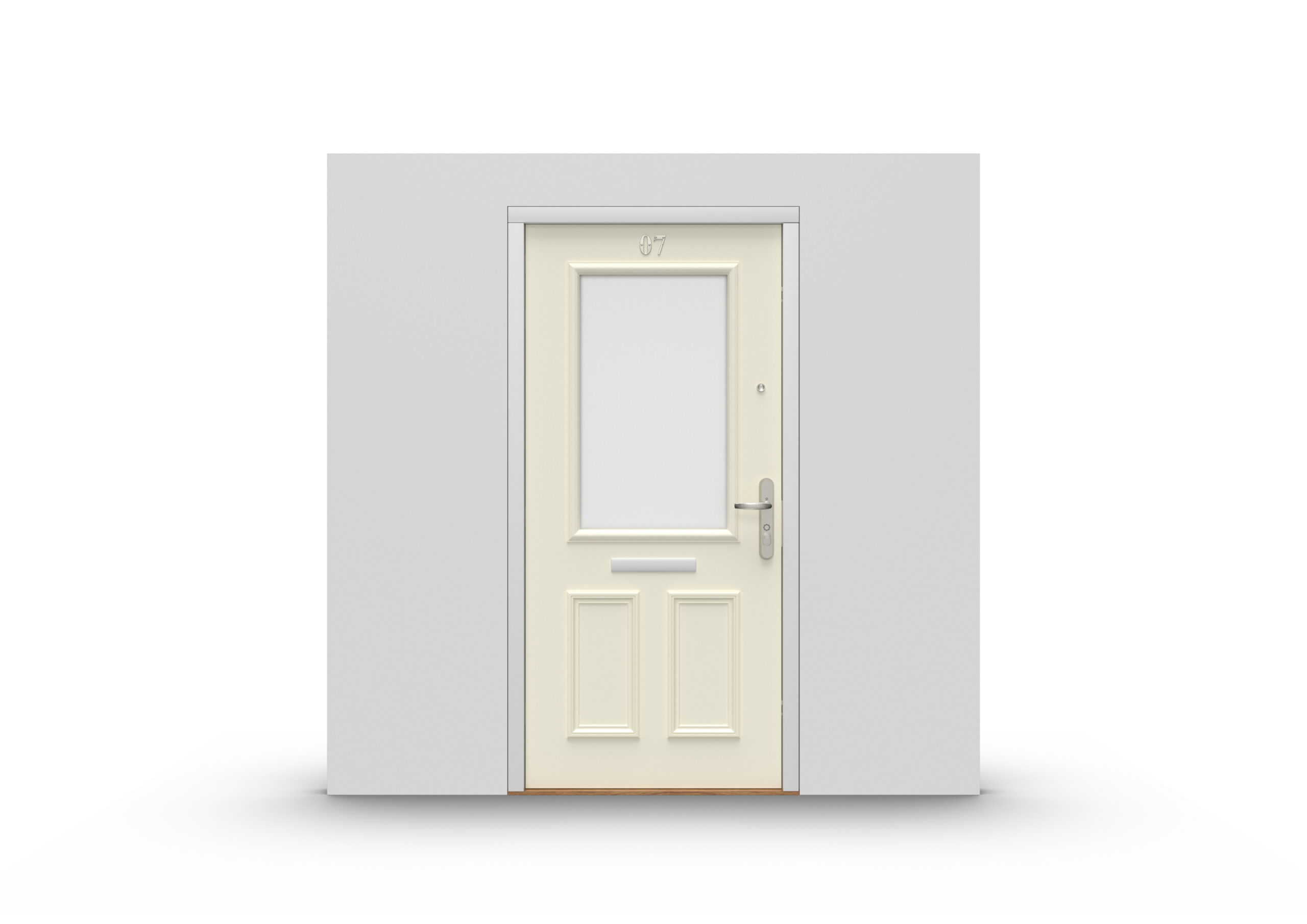 Flat Entrance Glazed Fire Doorsets