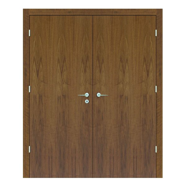 Walnut Solid Double Door