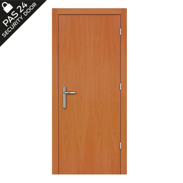 PAS24 Beech Security Door