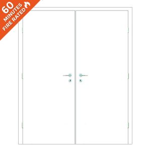 Paint Grade Double Door FD60