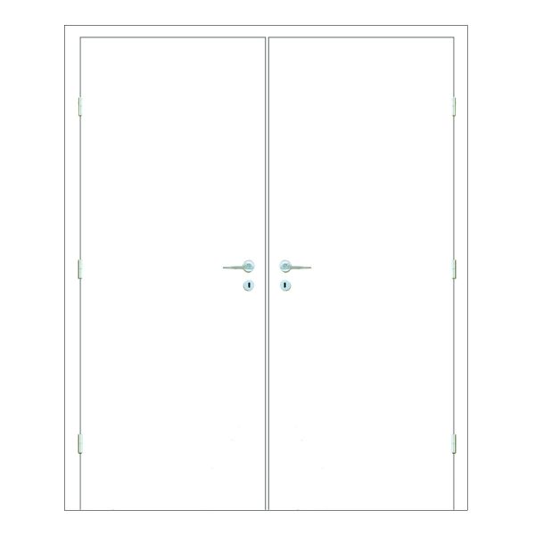 Paint Grade Solid Double Door