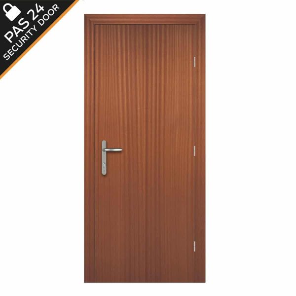 PAS24 Sapele Security Door