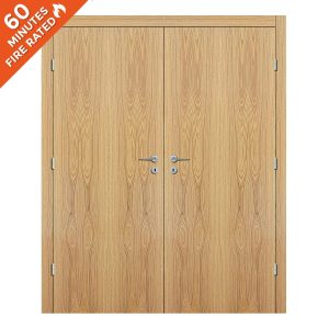 White Oak Double Door FD60