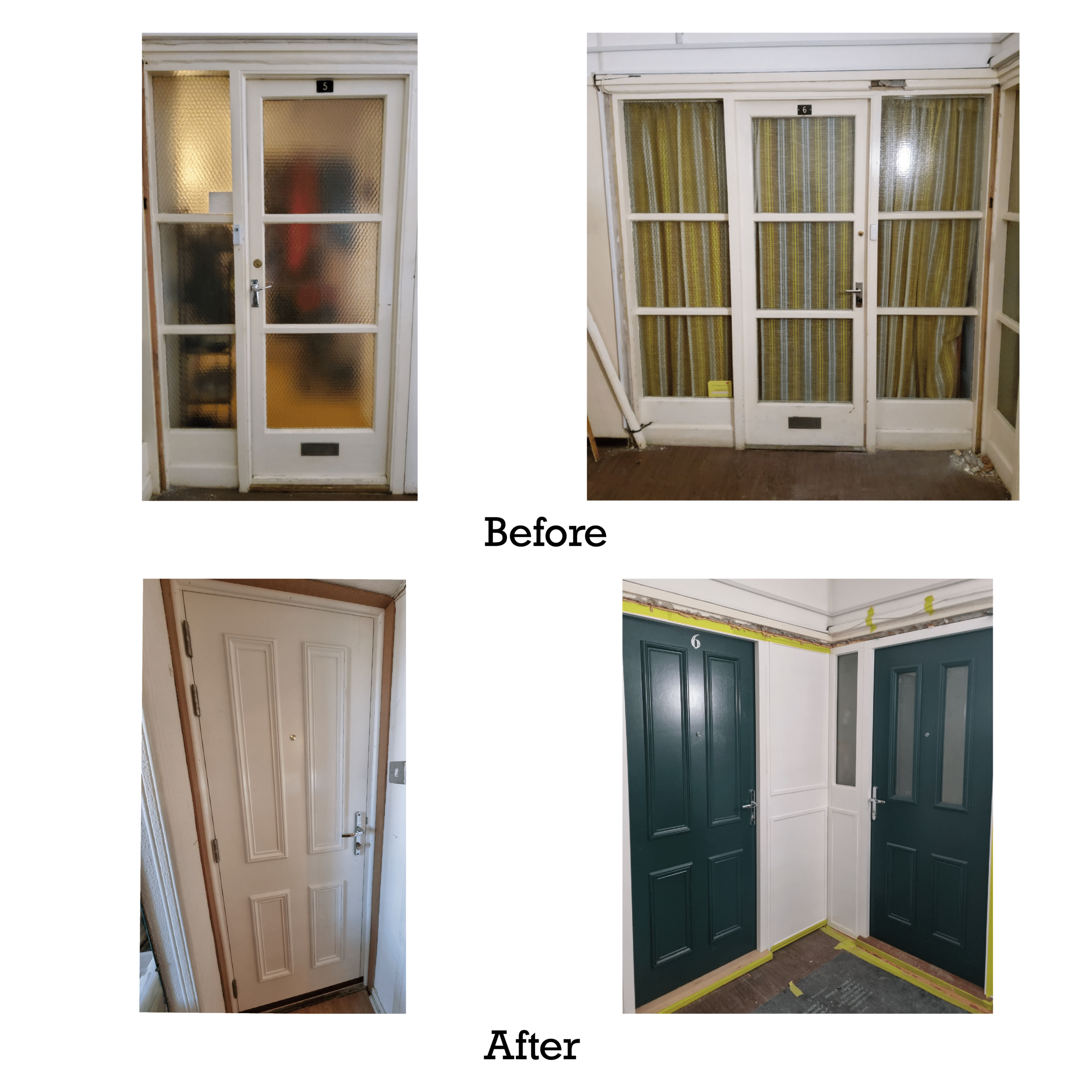 Improving Safety and Security in Apartment Building with New Fire Doorsets.